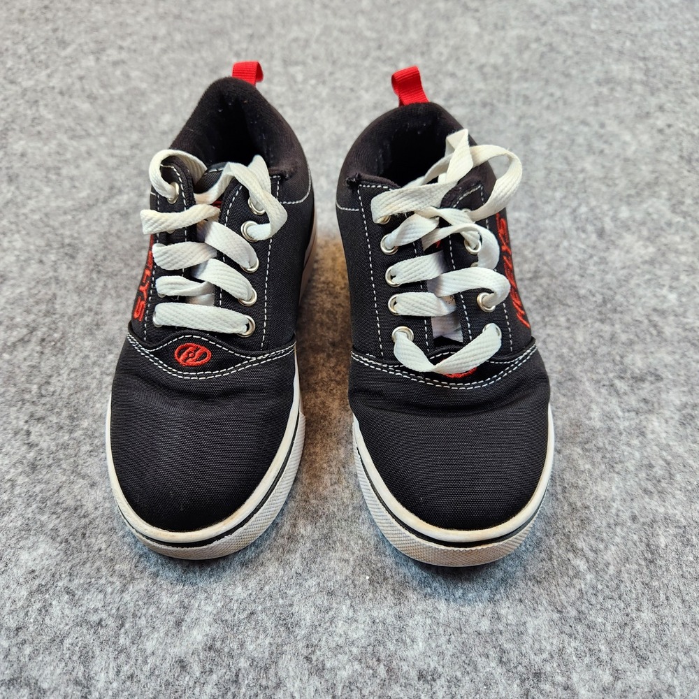 Heelys Pro 20 Skate Shoes Kids Size 2 Black Red HE100757 Roller Sneakers Y2K - Picture 2 of 9
